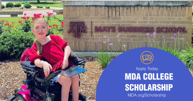 Empowering Students with Neuromuscular Diagnoses: The MDA College Scholarship Program